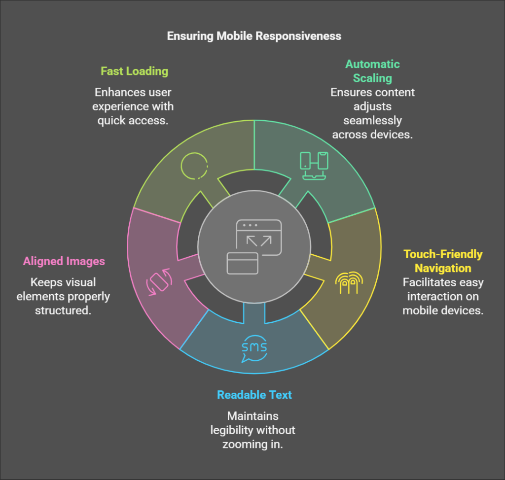 Example of responsive design across devices