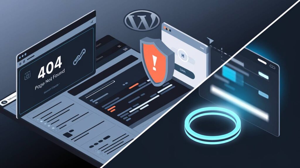 Common DNS-related errors after WordPress site migration including 404s and redirect loops